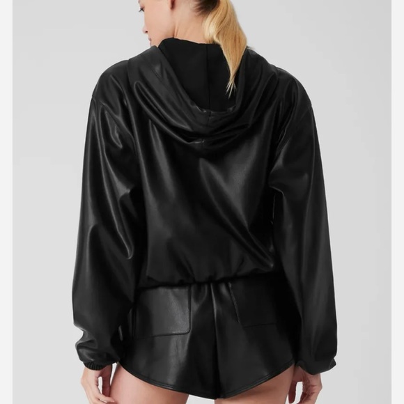 Alo’s Power Hour Vegan Leather Jacket - Picture 4 of 11